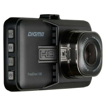 Видеорегистратор Digma FreeDrive 108 черный 1080x1920 1080p 140гр. NTK96223 -13