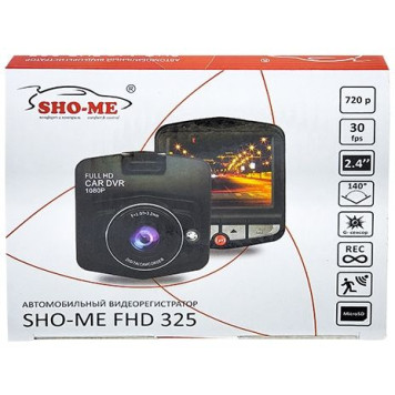 Видеорегистратор Sho-Me FHD-325 черный 1080x1920 1080p 140гр. GC1247+SC1034 -2
