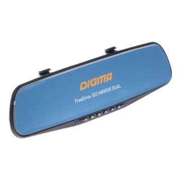 Видеорегистратор Digma FreeDrive 303 MIRROR DUAL черный 5Mpix 1080x1920 1080p 120гр. GP2248 -10