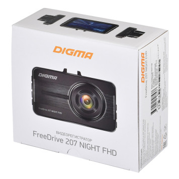 Видеорегистратор Digma FreeDrive 207 Night FHD черный 2Mpix 1080x1920 1080p 150гр. GP2247 -6
