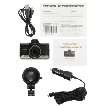 Видеорегистратор Digma FreeDrive 350 Super HD Night черный 3Mpix 1296x2304 1296p 170гр. MS8336 -20