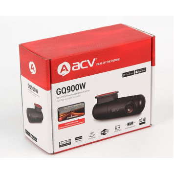 Видеорегистратор ACV GQ900W черный 2Mpix 1080x1920 1080p 160гр. GPS GM8135S -7