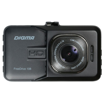 Видеорегистратор Digma FreeDrive 108 черный 1080x1920 1080p 140гр. NTK96223 -16