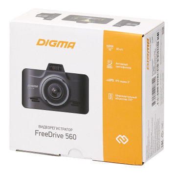 Видеорегистратор Digma FreeDrive 560 черный 3Mpix 1296x2304 1296p 170гр. MS8336 -11