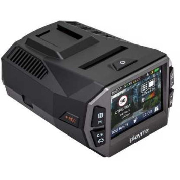 Видеорегистратор с радар-детектором Playme P600SG GPS черный -7