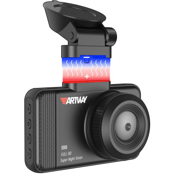 Видеорегистратор Artway AutoCam AV-392 черный 2Mpix 1080x1920 1080i 170гр. Ambarella -3