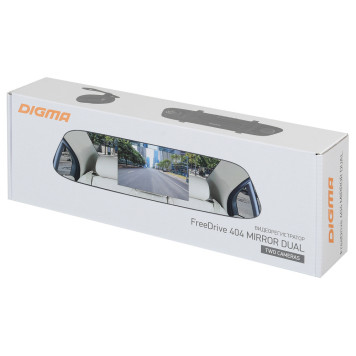 Видеорегистратор Digma FreeDrive 404 MIRROR DUAL черный 2Mpix 1080x1920 1080p 170гр. GP6248 -2