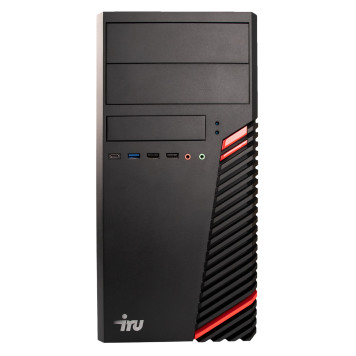 ПК IRU Опал 513 MT i3 10105 (3.7) 8Gb SSD256Gb UHDG 630 Free DOS GbitEth 400W клавиатура мышь черный 