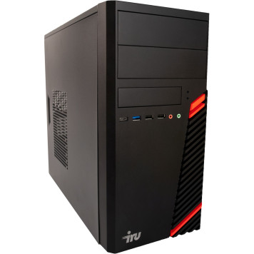 ПК IRU Game 520B5SM MT Ryzen 5 5600G (3.9) 8Gb SSD250Gb RX 6500XT 4Gb Windows 11 Home Single Language 64 GbitEth 400W черный 