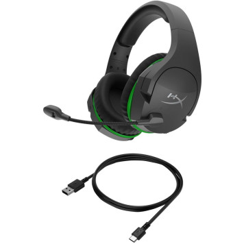 Беспроводная гарнитура HyperX Core Xbox черный/зеленый для: Xbox Series/One (4P5J0AA) -4
