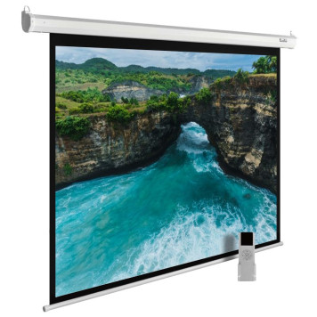 Экран Cactus 150x200см MotoExpert CS-PSME-200x150-WT 4:3 настенно-потолочный рулонный белый (моторизованный привод) -2
