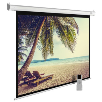 Экран Cactus 360x360см MotoExpert CS-PSME-360x360-WT 1:1 настенно-потолочный рулонный белый (моторизованный привод) -1