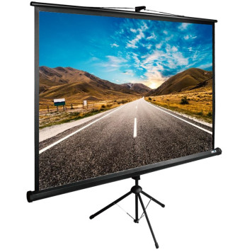 Экран Cactus 160x160см TriExpert CS-PSTE-160x160-BK 1:1 напольный рулонный черный -1