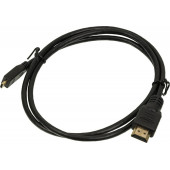 Кабель Micro HDMI (m)/HDMI (m) 1м. Позолоченные контакты черный
