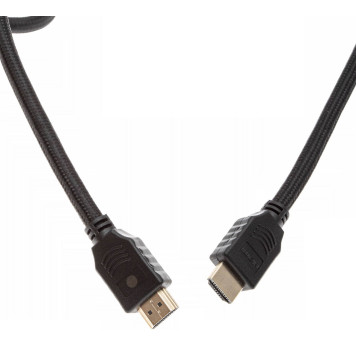 Кабель аудио-видео Cactus CS-HDMI.2-2 HDMI (m)/HDMI (m) 2м. Позолоченные контакты черный -4