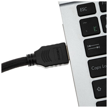 Кабель аудио-видео Cactus CS-HDMI.2-1 HDMI (m)/HDMI (m) 1м. Позолоченные контакты черный -5