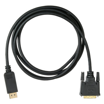 Кабель аудио-видео Buro 1.1v DisplayPort (m)/DVI-D (Dual Link) (m) 2м. Позолоченные контакты черный (BHP DPP_DVI-2) -2