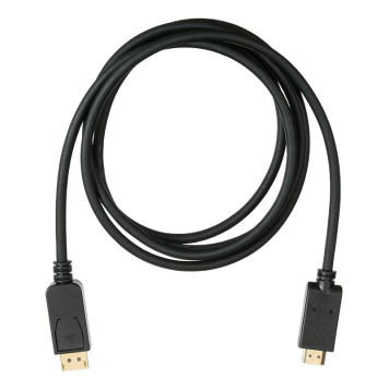 Кабель аудио-видео Buro v. 1.2 DisplayPort (m)/HDMI (m) 2м. Позолоченные контакты черный (BHP DPP_HDMI-2) -2