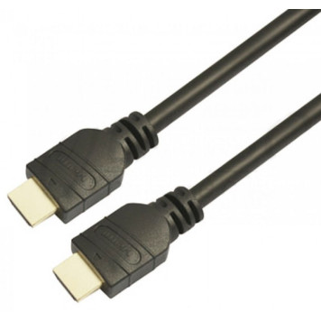 Кабель аудио-видео LAZSO WH-111 HDMI (m)/HDMI (m) 30м. Позолоченные контакты черный (WH-111(30M)) 