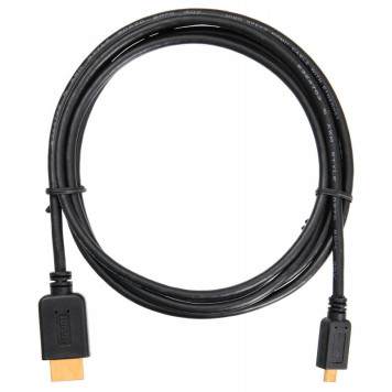 Кабель аудио-видео Buro HDMI 1.4 HDMI (m)/Micro HDMI (m) 1.8м. черный (MICROHDMI-HDMI-1.8) -1