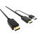 Кабель аудио-видео Buro HDMI (m)/DisplayPort (m) 2м. Позолоченные контакты черный (HDMI-DP-2M) 