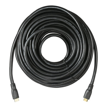 Кабель аудио-видео Buro HDMI 2.0 HDMI (m)/HDMI (m) 20м. Позолоченные контакты черный (BHP HDMI 2.0-20) -2