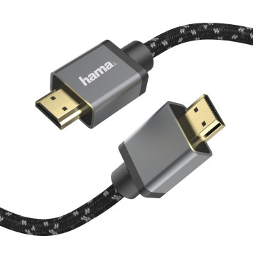 Кабель аудио-видео Hama Ultra High Speed HDMI 8K HDMI (m)/HDMI (m) 2м. Позолоченные контакты серый (уп.:1шт) (00200504) -1