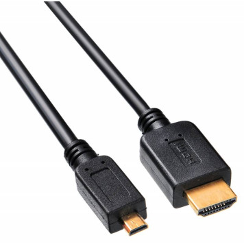 Кабель аудио-видео Buro HDMI 1.4 HDMI (m)/Micro HDMI (m) 3м. черный -2