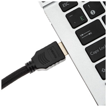 Кабель аудио-видео Cactus CS-HDMI.2-1.8 HDMI (m)/HDMI (m) 1.8м. Позолоченные контакты черный -6