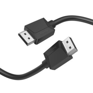 Кабель аудио-видео Hama Display Port 1,2 DisplayPort (f)/DisplayPort (f) 1.5м. черный (уп.:1шт) (00200696) -1