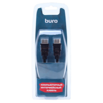 Кабель аудио-видео Buro HDMI 1.4 HDMI (m)/HDMI (m) 3м. Позолоченные контакты черный (BHP RET HDMI30) -1