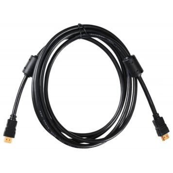 Кабель аудио-видео Buro HDMI 1.4 HDMI (m)/HDMI (m) 3м. феррит.кольца черный (HDMI-19M/19M-3M-MG) -1