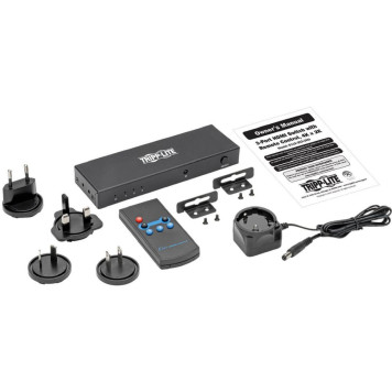 Сплиттер аудио-видео Tripplite B119-003-UHD 3xHDMI (f)/HDMI (f) 1м. феррит.кольца Позолоченные контакты черный -3