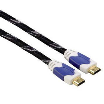 Кабель аудио-видео Hama H-11910 HDMI (m)/HDMI (m) 1.5м. Позолоченные контакты черный (00011910) 