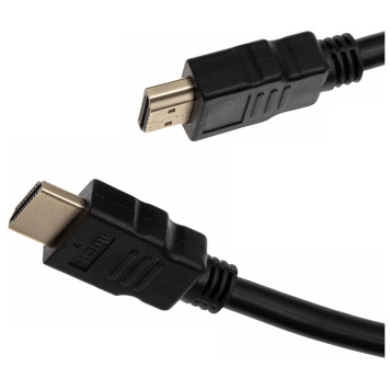 Кабель аудио-видео Cactus CS-HDMI.1.4-10 HDMI (m)/HDMI (m) 10м. Позолоченные контакты черный -1