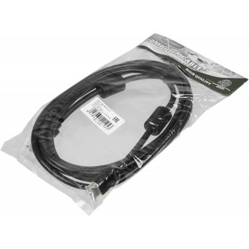 Кабель аудио-видео Ningbo HDMI (m)/HDMI (m) 3м. феррит.кольца Позолоченные контакты черный (HDMI-3M-MG(VER1.4)) -1