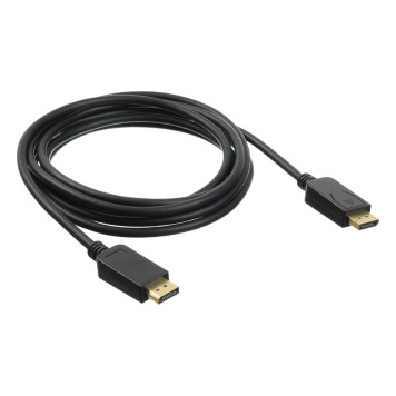 Кабель аудио-видео Buro V.1.2 DisplayPort (m)/DisplayPort (m) 2м. Позолоченные контакты черный (BHP DPP_1.2-2) -3