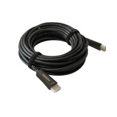 Кабель аудио-видео Digma HDMI 2.0 AOC HDMI (m)/HDMI (m) 20м. Позолоченные контакты черный (BHP AOC 2.0-20)