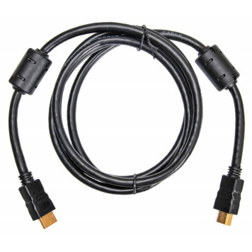 Кабель аудио-видео Buro HDMI 1.4 HDMI (m)/HDMI (m) 1.8м. феррит.кольца черный (HDMI-19M/19M-1.8M-MG) -1