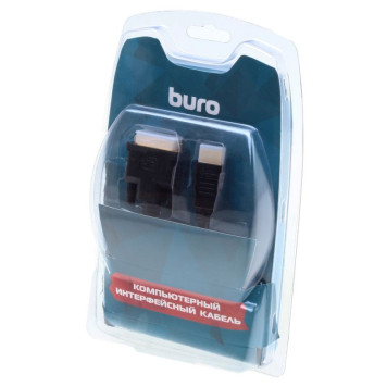 Кабель аудио-видео Buro HDMI (m)/DVI-D (Dual Link) (m) 1.8м. Позолоченные контакты черный (BHP RET HDMI_DVI18) -5