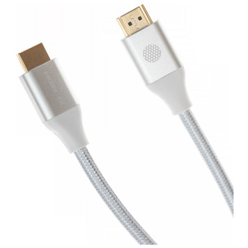 Кабель аудио-видео Cactus CS-HDMI.2.1-1 HDMI (m)/HDMI (m) 1м. Позолоченные контакты серебристый -4