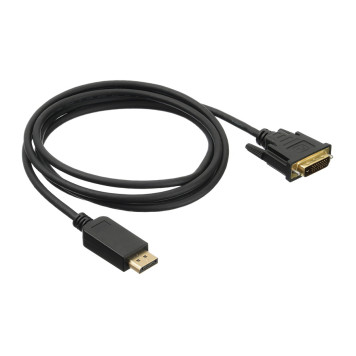 Кабель аудио-видео Buro 1.1v DisplayPort (m)/DVI-D (Dual Link) (m) 2м. Позолоченные контакты черный (BHP DPP_DVI-2) -3