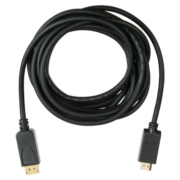 Кабель аудио-видео Buro v. 1.2 DisplayPort (m)/HDMI (m) 5м. Позолоченные контакты черный (BHP DPP_HDMI-5) -2