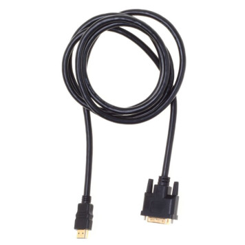 Кабель аудио-видео Buro HDMI (m)/DVI-D (Dual Link) (m) 1.8м. Позолоченные контакты черный (BHP RET HDMI_DVI18) -4