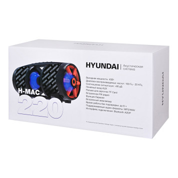 Минисистема Hyundai H-MAC220 черный 45Вт/FM/USB/BT/SD/MMC -11