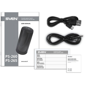Колонка порт. Sven АС PS-260 черный 10W 1.0 BT/3.5Jack/USB 10м 2000mAh (без.бат) (SV-021337) -9