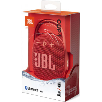 Колонка порт. JBL Clip 4 красный 5W 1.0 BT 15м 500mAh (JBLCLIP4RED) -9