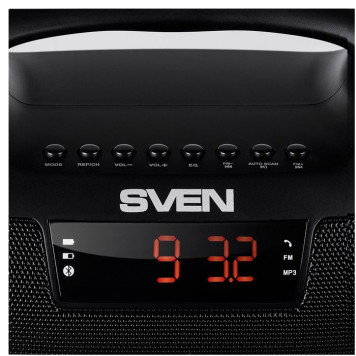 Колонка порт. Sven PS-460 черный 18W 1.0 BT/USB 10м 1800mAh -4