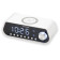 Радиобудильник Hyundai H-RCL380 белый LCD подсв:белая часы:цифровые FM 