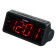 Радиобудильник Hyundai H-RCL140 черный LED подсв:красная часы:цифровые AM/FM 